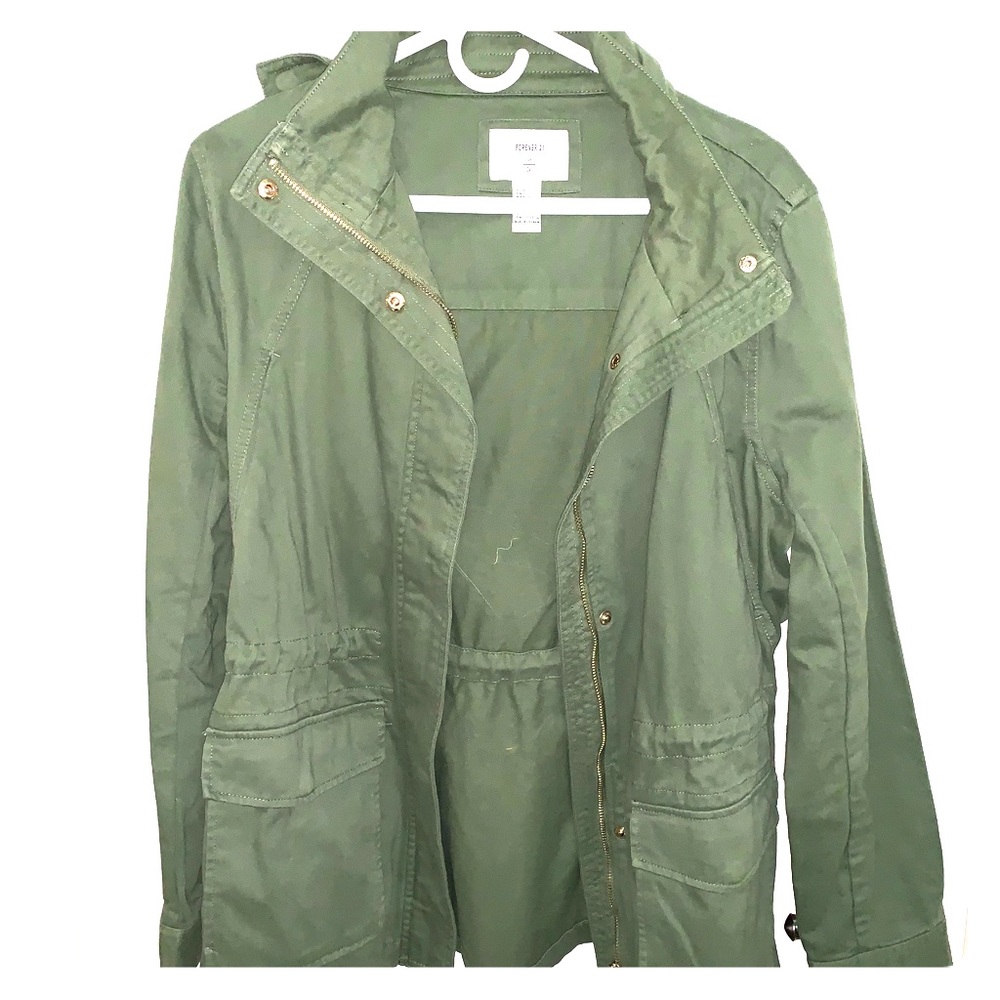 Army green jacket